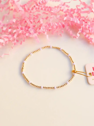 14k Gold Filled - Lilac Dainty Poppi Bracelet
