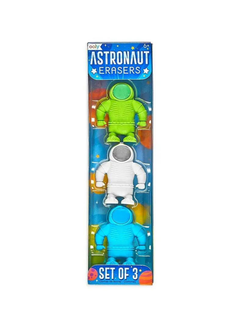 Astronaut Erasers Set