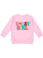 Birthday Girl Patch Sweatshirt - Girl