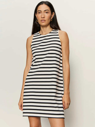 Black Stripe Yacht Shift Dress