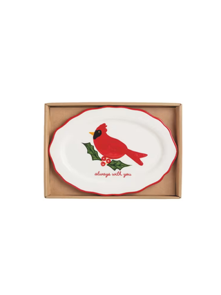 Cardinal Sentiment Plate