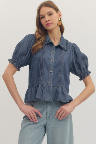 Dance in Denim Top