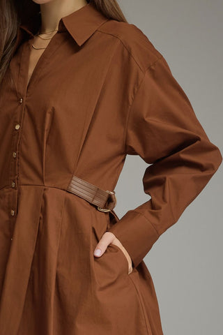 Family Photos Brown Dress