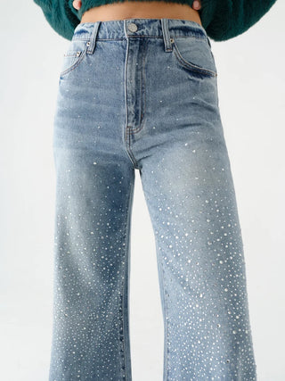 Far Out High Rise Wide Leg Stardust