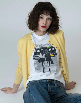 Girls Day Out White Mushie Tee