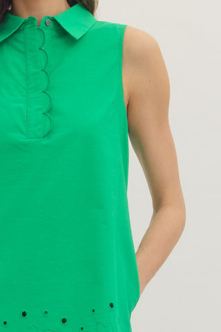 Great Green Cutout Dress