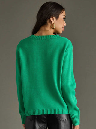 Green Ski Sweater