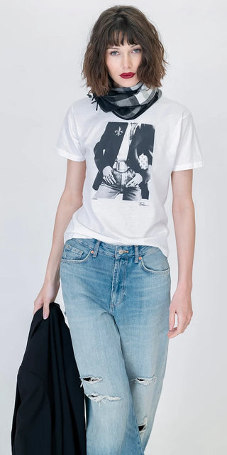Iconic White Mushie Tee