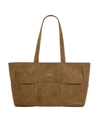 Katie Loxton Taya Suede Tote - Caramel