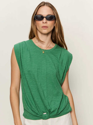 Knotted Muscle Tank - Green Juice