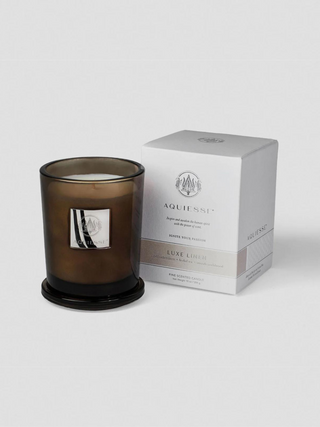 Luxe Linen Candle