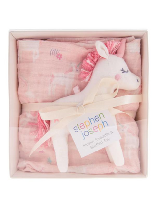 Muslin Blanket/Animal - Unicorn