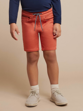 Orange Twill Shorts