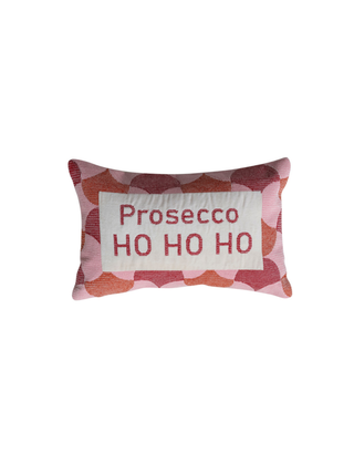 Prosecco Ho Ho Lumbar Pillow