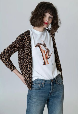 Rest & Play White Mushie Tee