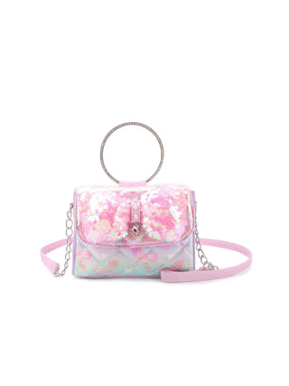 Sequin Bow Rhinestone Bag