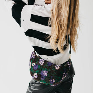 Sherpa Crossbody Bag - Floral