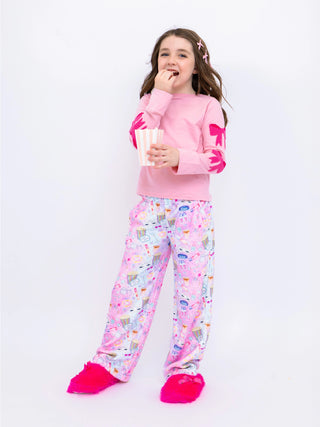 Sleepover Print Fleece Pant