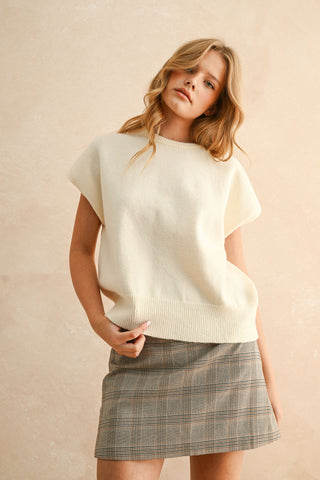 Sweet Sweater Top Cream