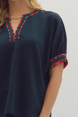 Touch of Holiday Top