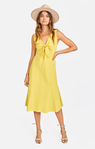 Veranda View Dress Canary
