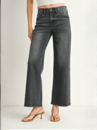 Washed Grey Vintage Straight