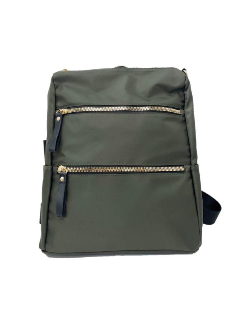 Nylon Backpack - Olive