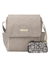 Boxy Backpack - Grey Leatherette