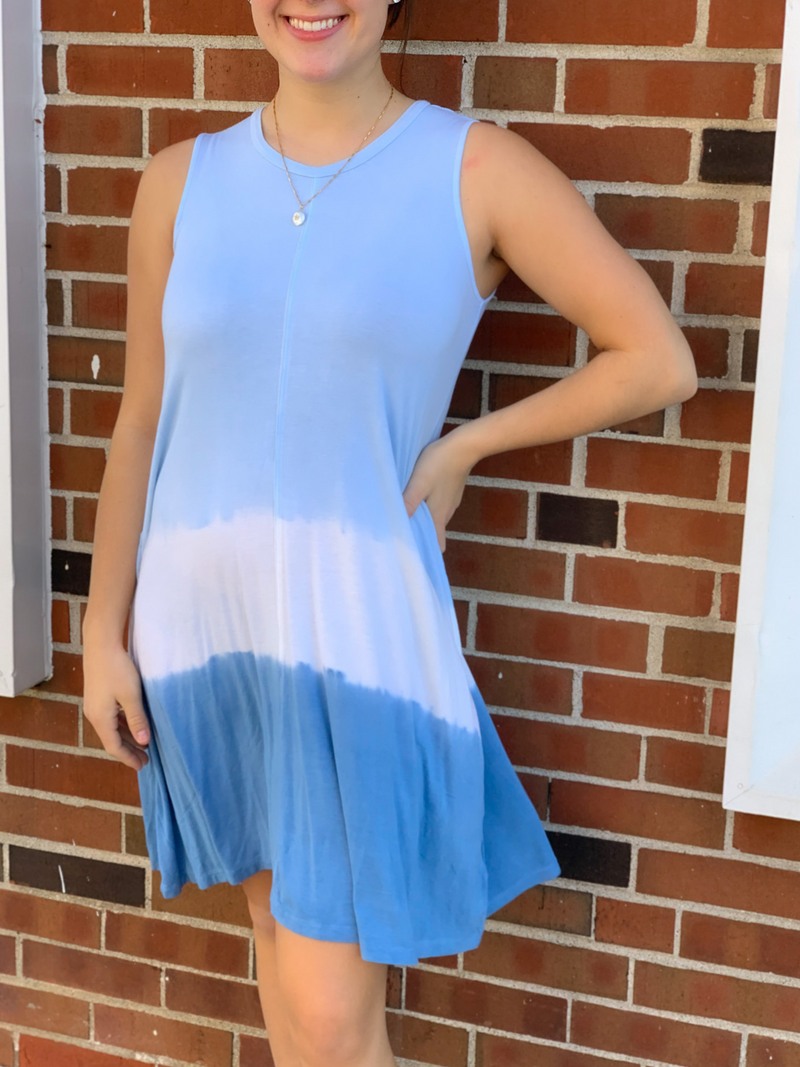 Baylor Blue Swing Dress