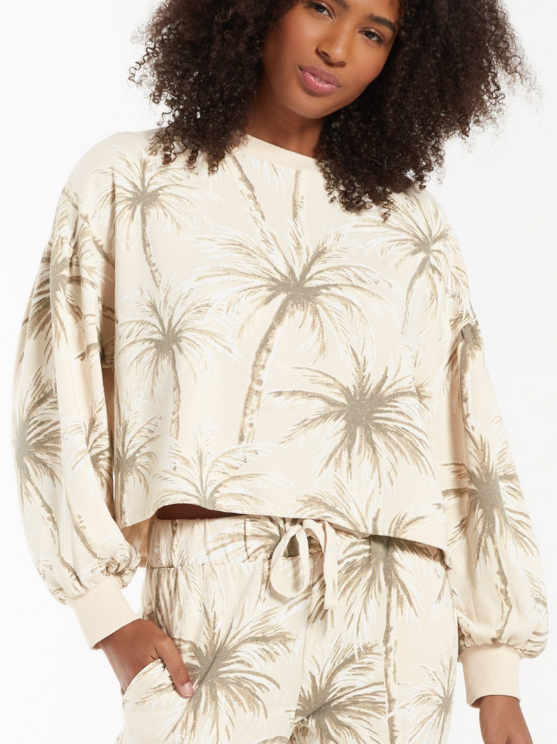 Coconut Palm Crop Sweatshirt